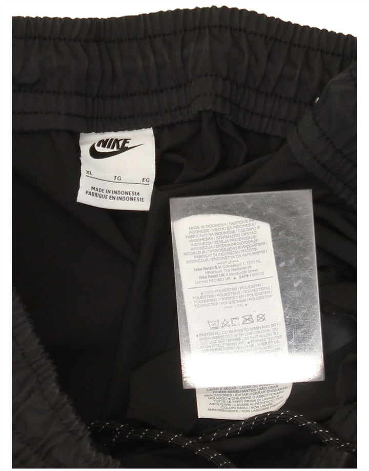 NIKE Pantalon de survêtement pour hommes XL Noir Polyester