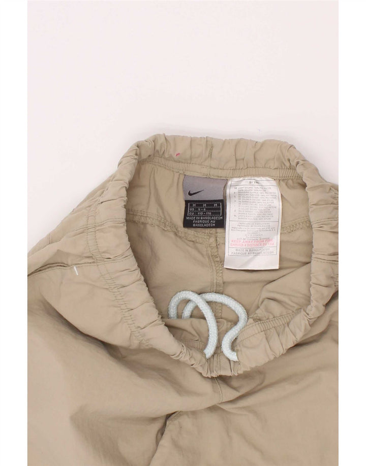 Nike Pantalon de survêtement garçon 5-6 ans Polyester Beige Moyen