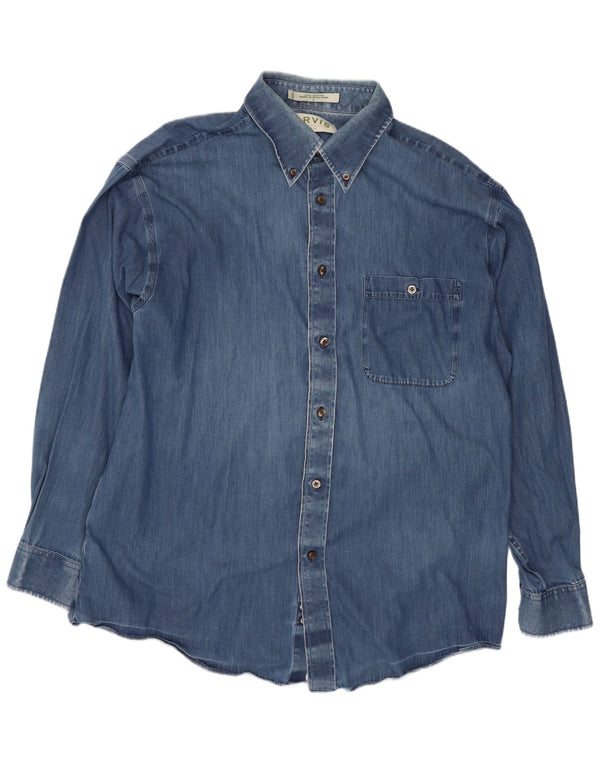 Orvis Chemise Homme Grand Bleu Coton