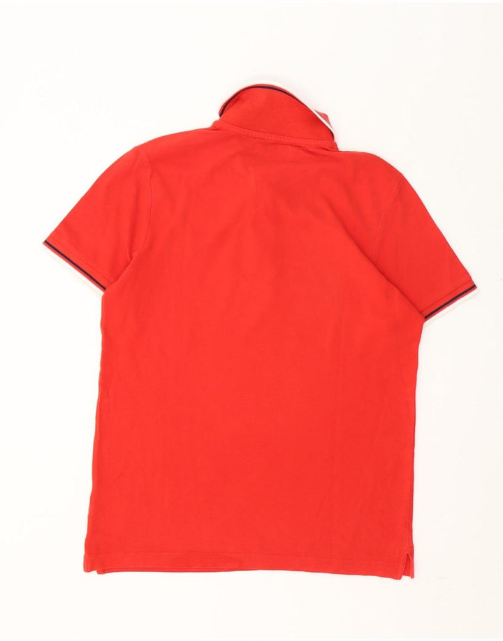 Diadora Polo Homme Petit Rouge Coton