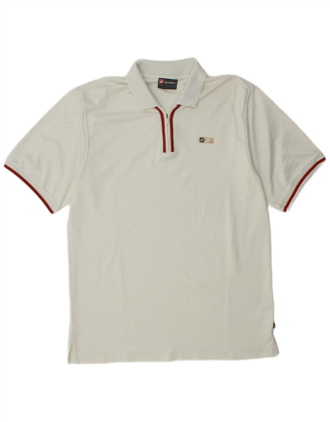 Lotto Polo Homme Blanc Moyen