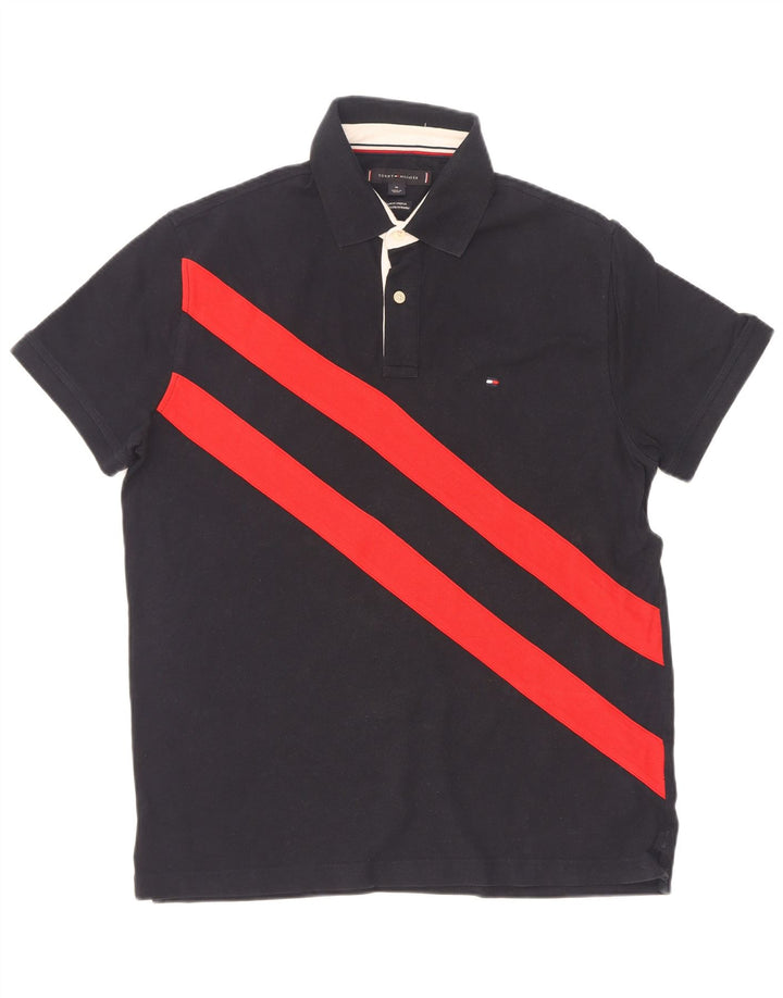 Tommy Hilfiger Polo Regular Fit Homme Bleu Marine Colorblock