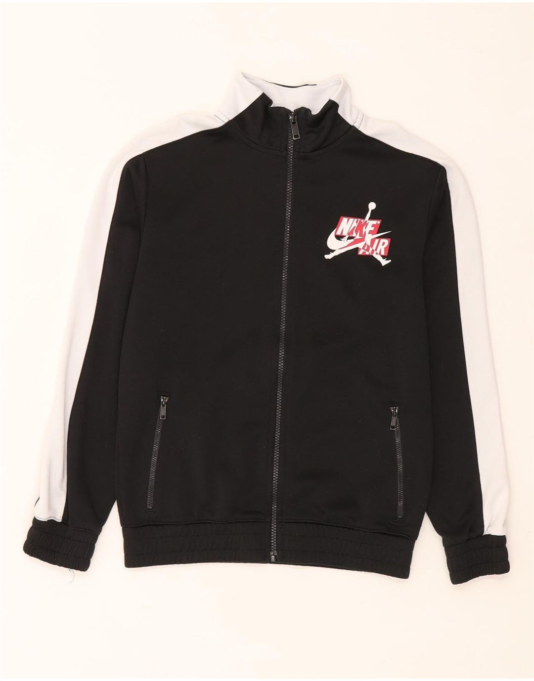 Jordan Veste de survêtement pour garçon 10-11 ans Noir moyen colour block