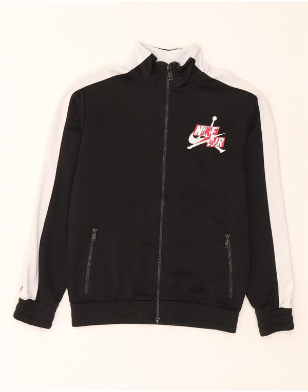 Jordan Veste de survêtement pour garçon 10-11 ans Noir moyen colour block