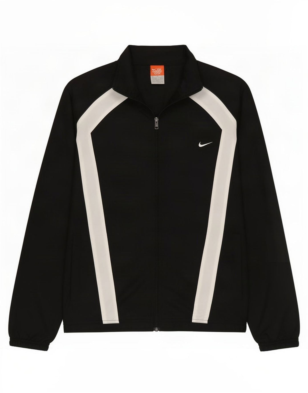 Nike Veste de survêtement pour homme UK 38/40 Medium Noir Colorblock Nylon