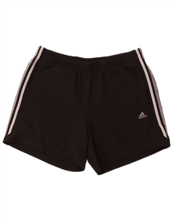 ADIDAS Short de sport Climalite pour hommes, grand, noir, polyester
