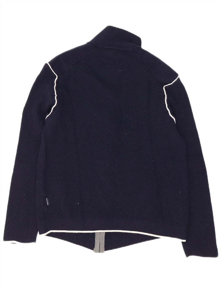 Armata Di Mare Cardigan Homme Pull IT 52 Large Bleu Marine Laine