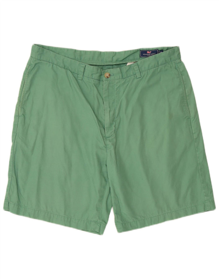 VINEYARD VINES Short Chino Homme W38 XL Vert Coton