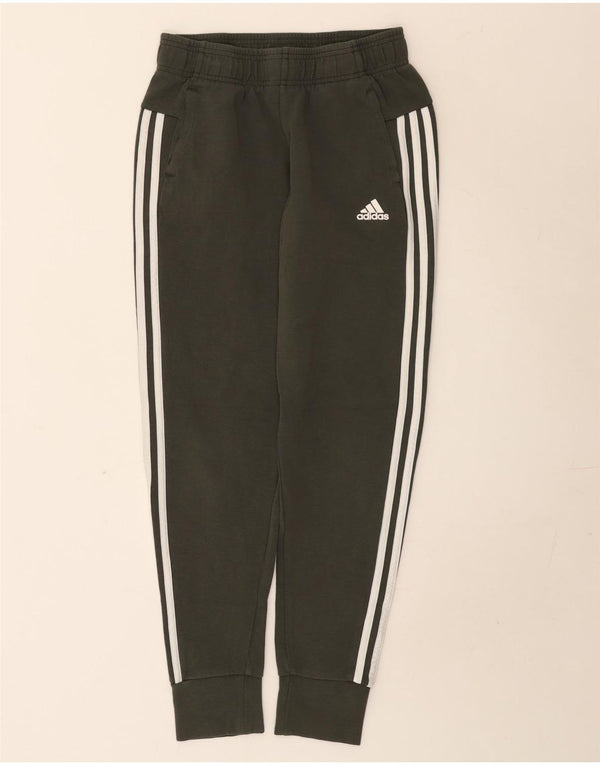 Adidas Pantalon de Survêtement Fille 13-14 Ans Kaki Coton