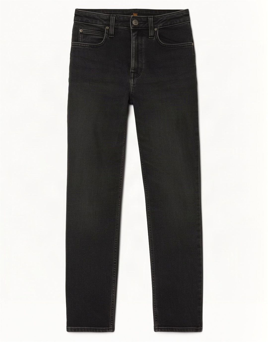 Lee Jean Droit Carol Femme W27 L27 Gris Coton