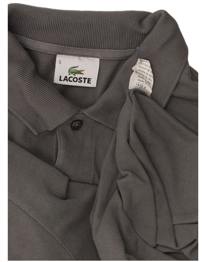 Lacoste Polo Homme Taille 5 Grand Coton Gris