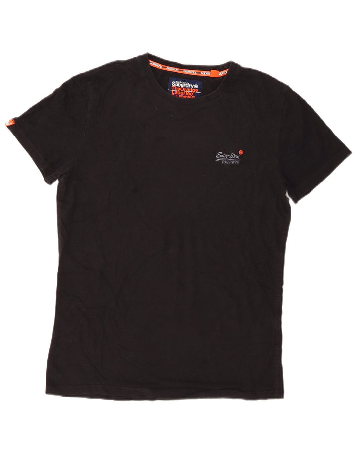 Superdry T-Shirt Homme Noir Petit Coton