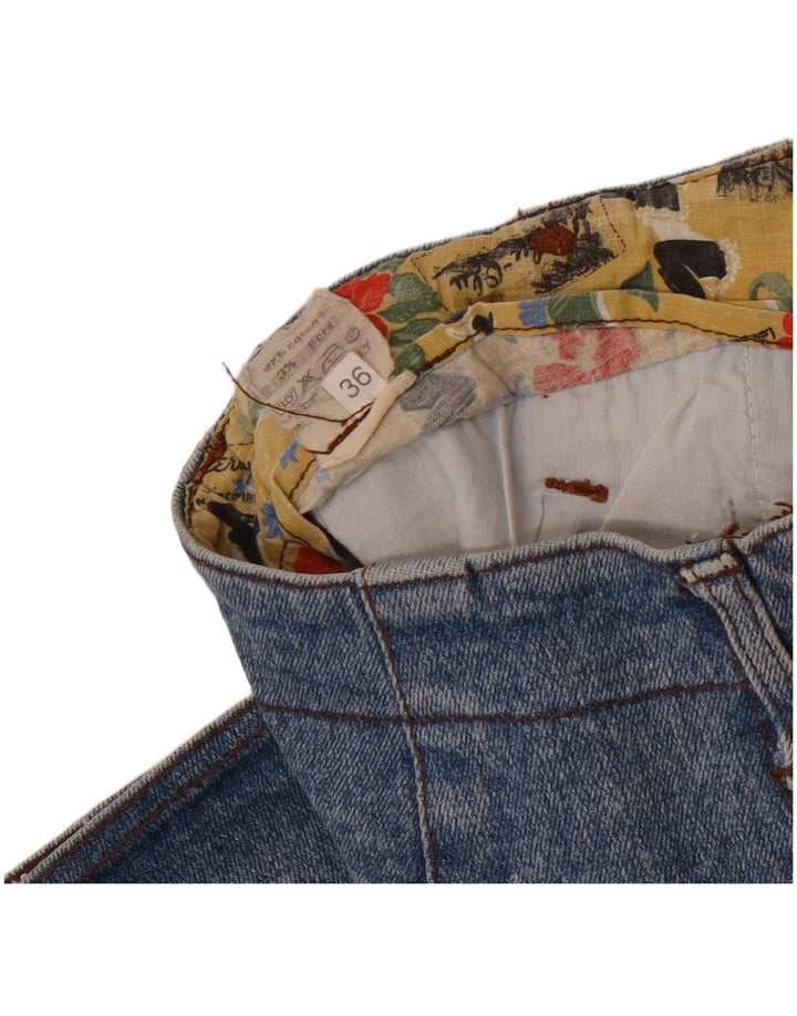 Jupe en jean femme Zip IT 44 Medium W30 bleu coton
