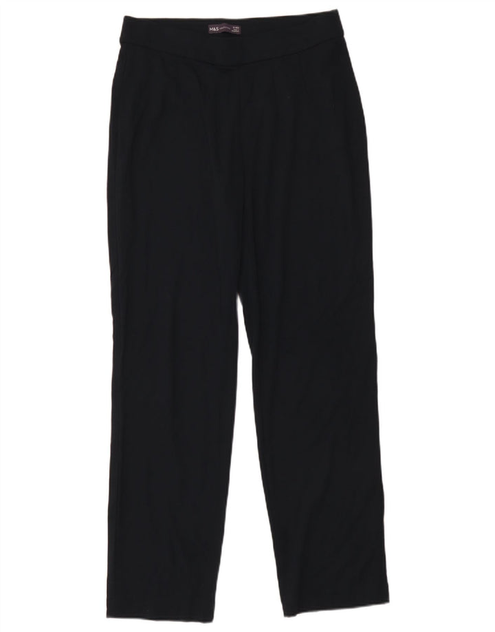 Marks & Spencer Pantalon de survêtement pour femme UK 12 Medium Navy Blue Viscose