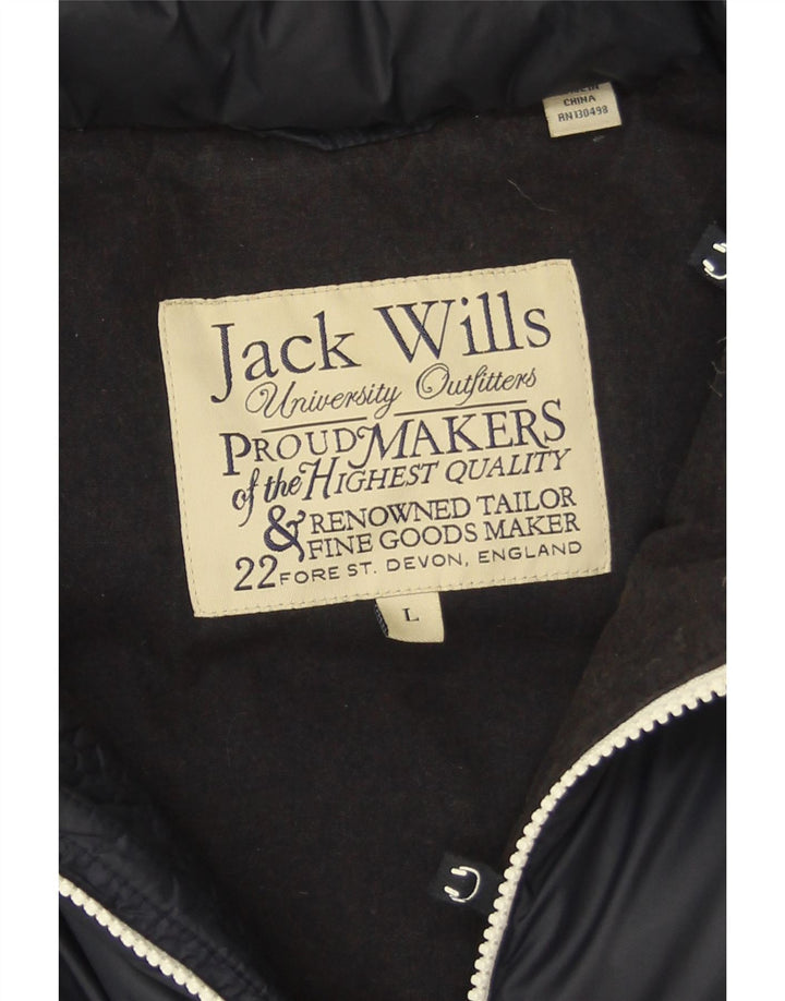 Jack Wills Gilet rembourré pour homme UK 40 Large Bleu marine