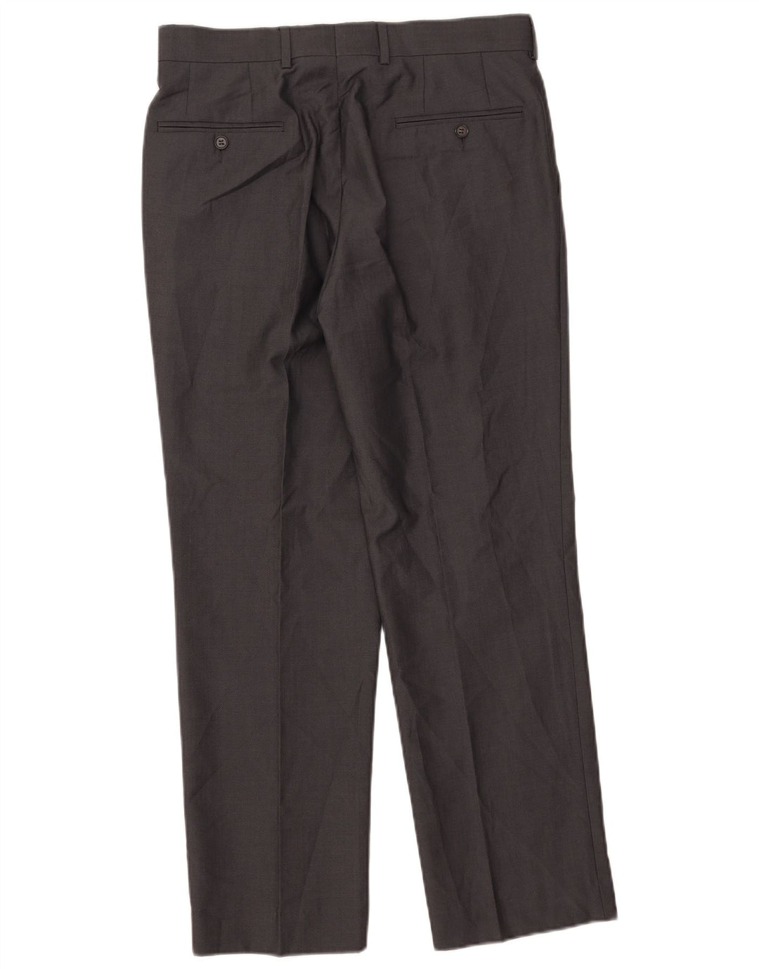 Ted Baker Pantalon de Costume Droit Homme W33 L29 Gris