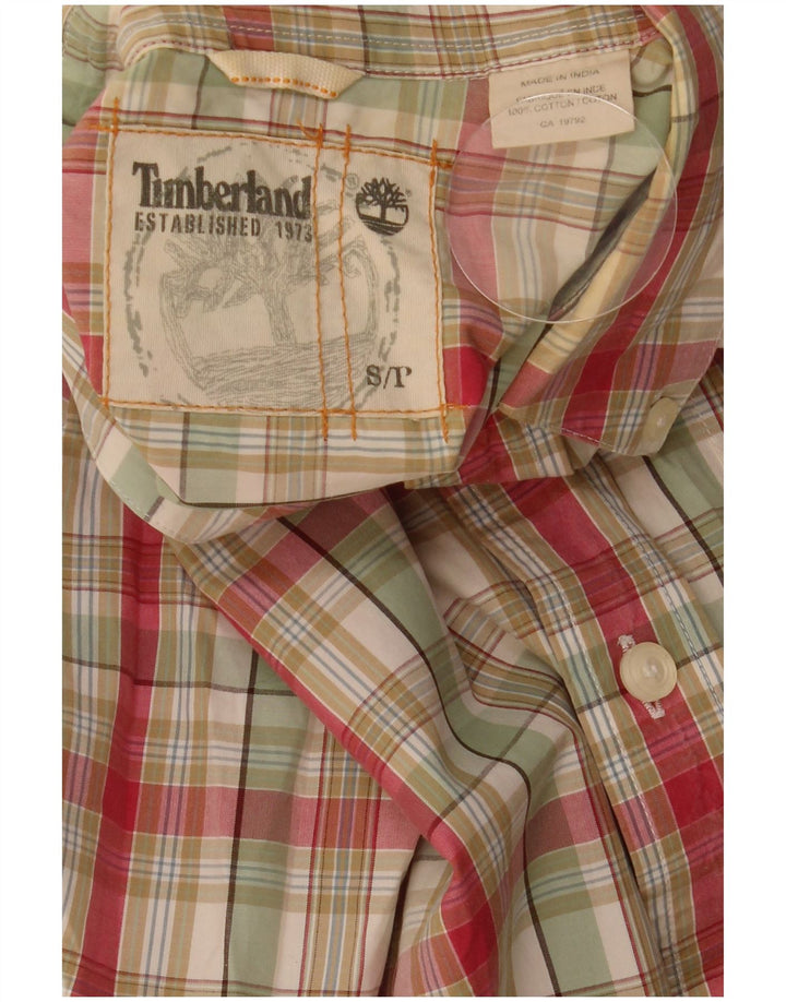 TIMBERLAND Chemise Homme Petit Carreau Multicolore Coton