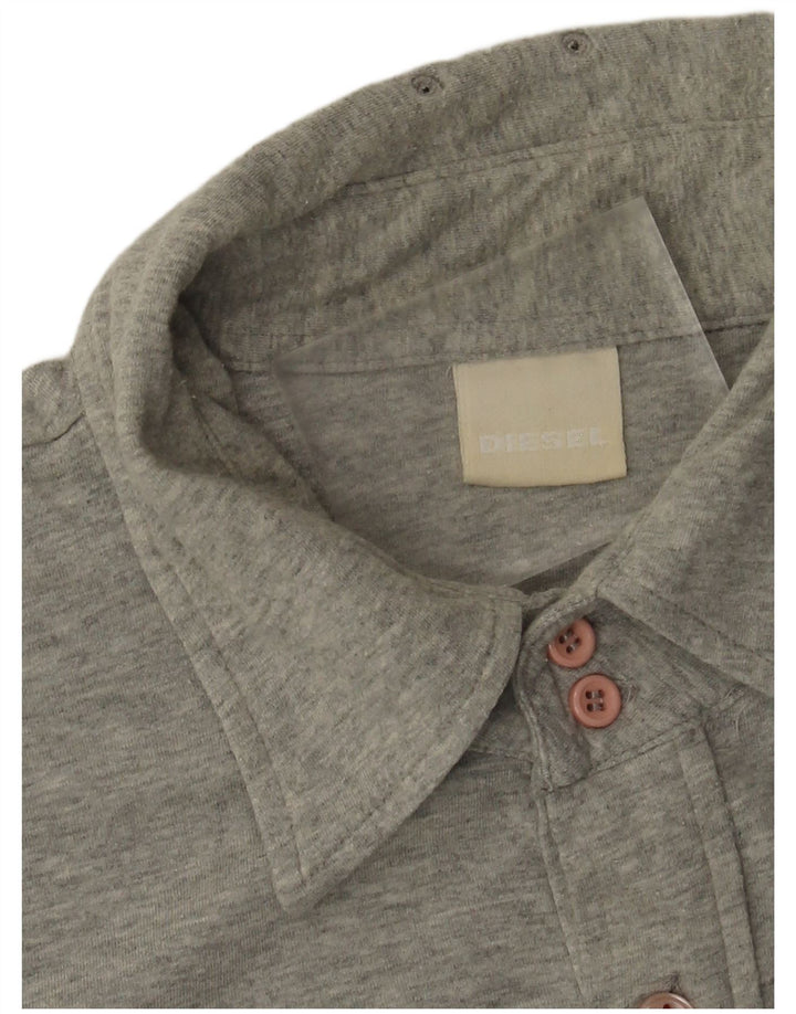Diesel Polo Homme XL Gris Coton