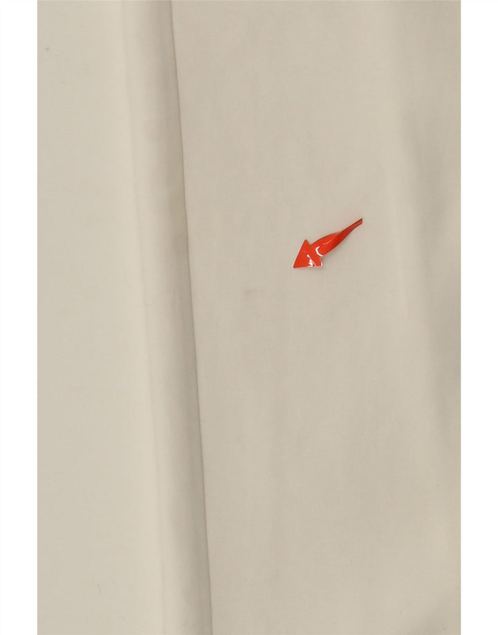 KAREN MILLEN Pantalon court droit pour femme UK 12 Medium W30 L24 Blanc