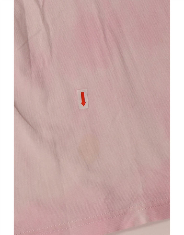 Gas T-Shirt Homme UK 14 Coton Rose Moyen Tie Dye