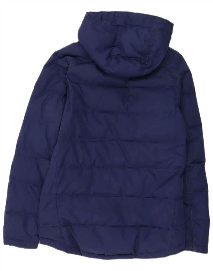 Nike Veste matelassée à capuche pour homme UK 36 Small Bleu marine Polyester