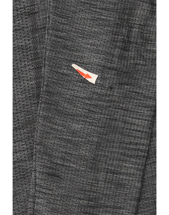 Under Armour Haut Heat Gear Manches Longues Homme Gris Moyen Moucheté