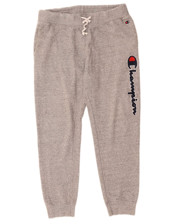 Champion Pantalon de Survêtement Graphique Homme Joggers Large Gris Moucheté Coton