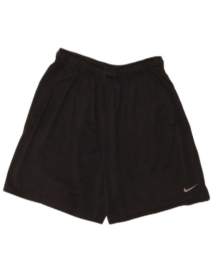Short de sport Nike Dri Fit pour hommes, grand, noir, polyester