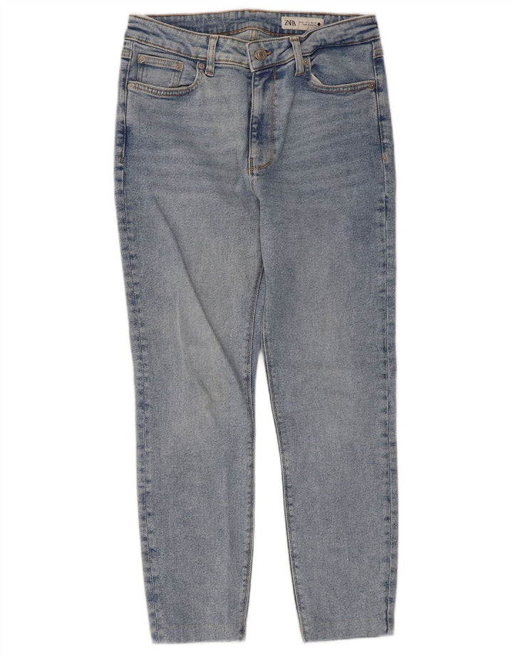 Zara Jean court pour femme EU 42 Large W32 L24 Bleu