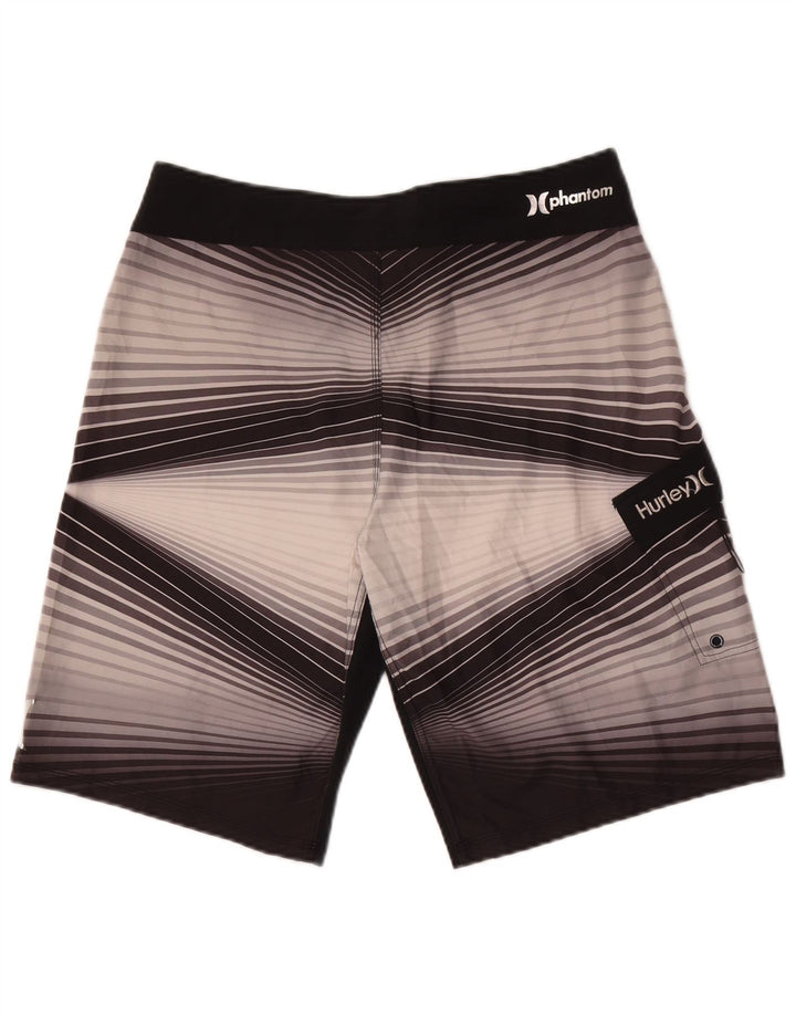 Harley Short de bain homme en polyester rayé multicolore moyen