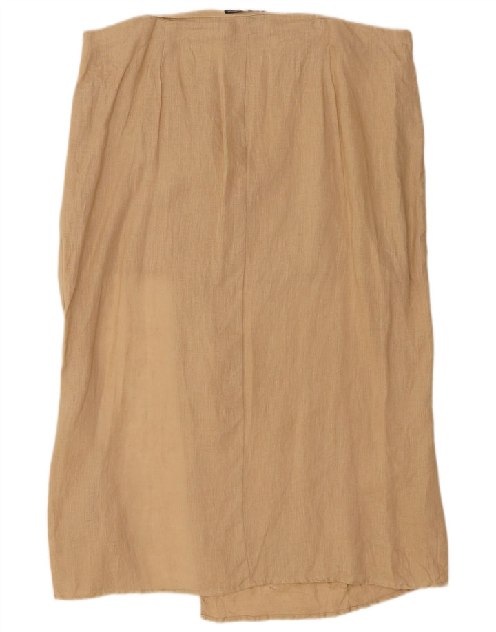 Jupe Sarong Femme Zara 2XL W34 Beige