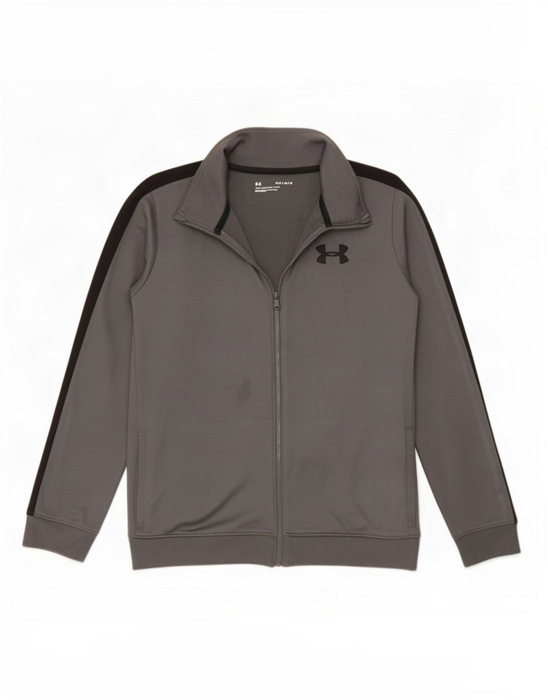 Under Armour Veste de Survêtement Garçon 11-12 ans Grand Gris Polyester