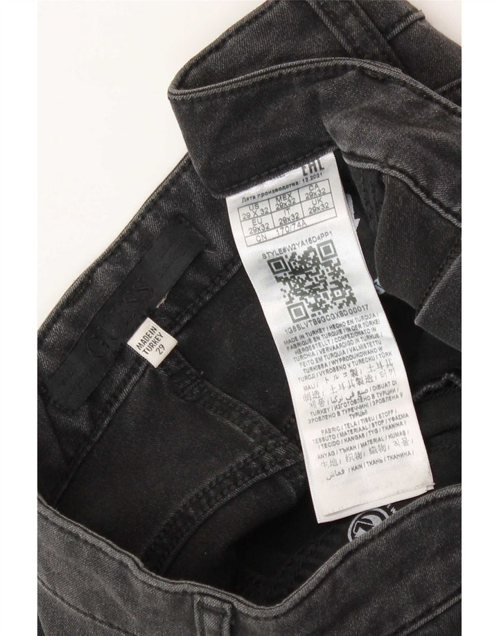 Guess Jean Droit Homme W29 L32 Noir Viscose
