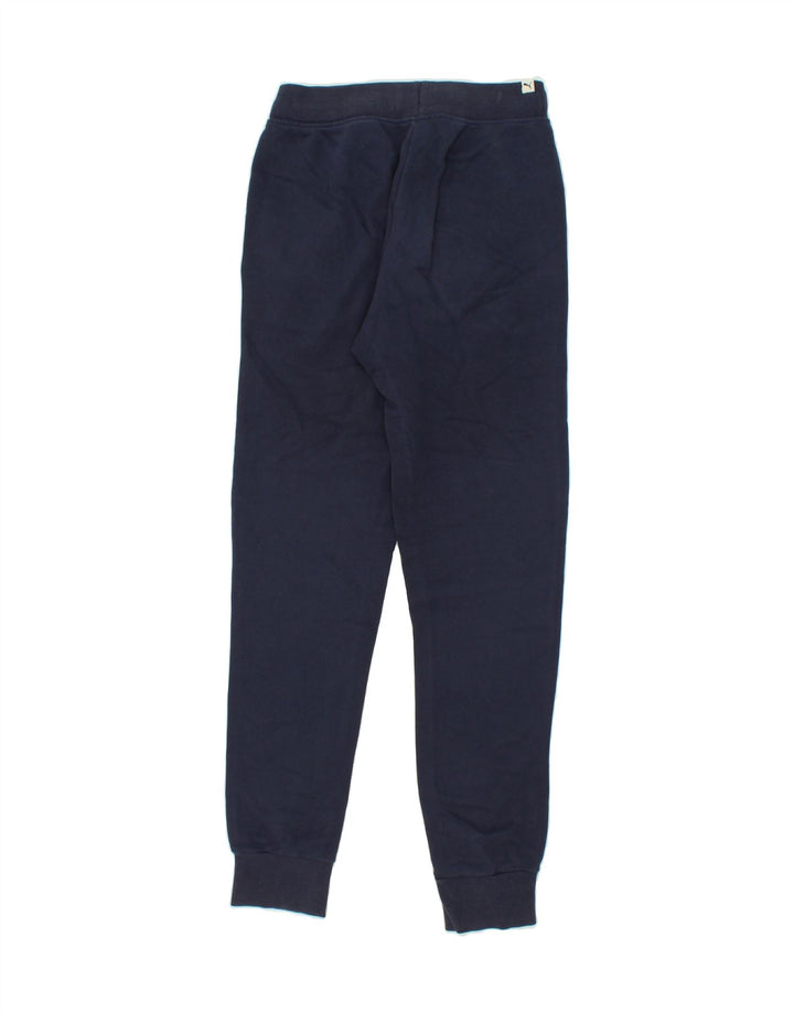 PUMA Mens Tracksuit Trousers Joggers Small Navy Blue Polyester Vintage Puma and Second-Hand Puma from Messina Hembry 