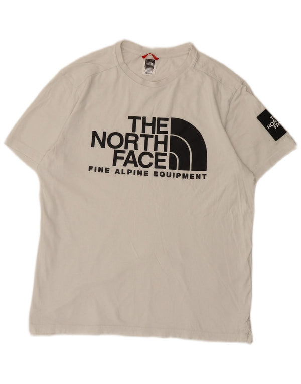 The North Face Mens Graphic T-Shirt Top Medium White