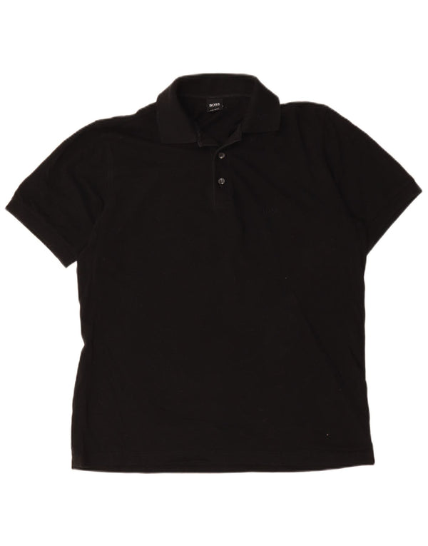Hugo Boss Polo Homme Coton Noir Moyen