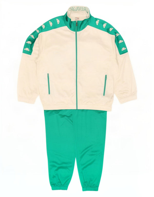 Ellesse Survêtement complet graphique pour homme IT 52 Large en coton color block blanc