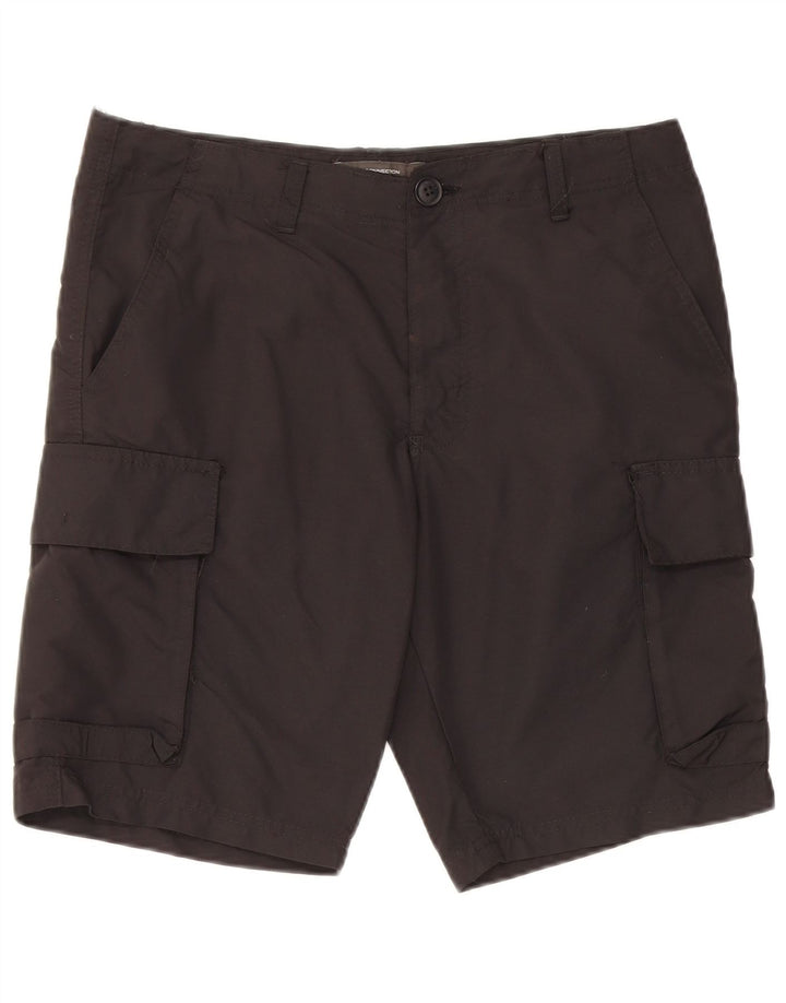 French Connection Short Cargo Homme Petit W32 Nylon Noir