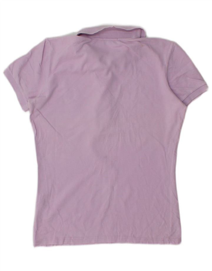 Fred Perry Polo Femme UK 12 Coton Violet Moyen