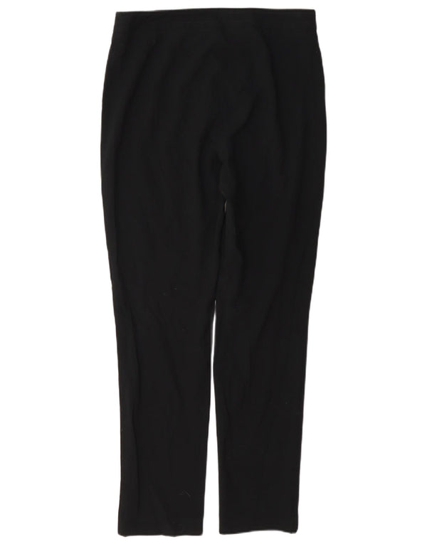 Marks & Spencer Pantalon droit décontracté pour femme UK 10 Small W32 L29 Noir