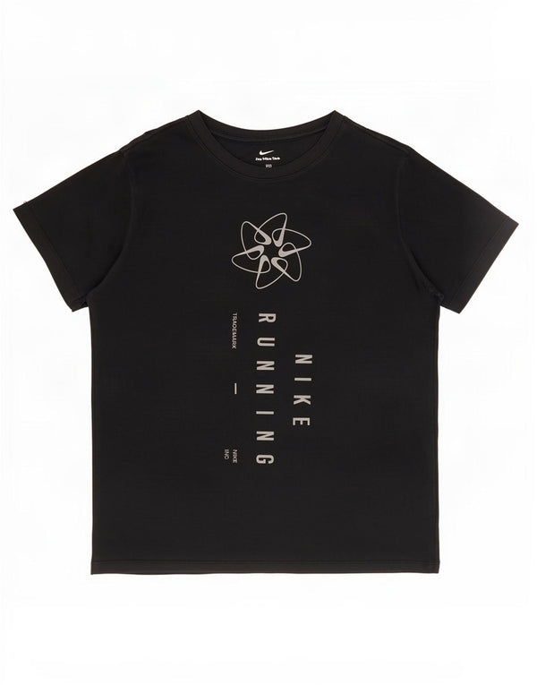 Nike Hommes Dri Fit Graphic T-Shirt Haut Large Noir Coton