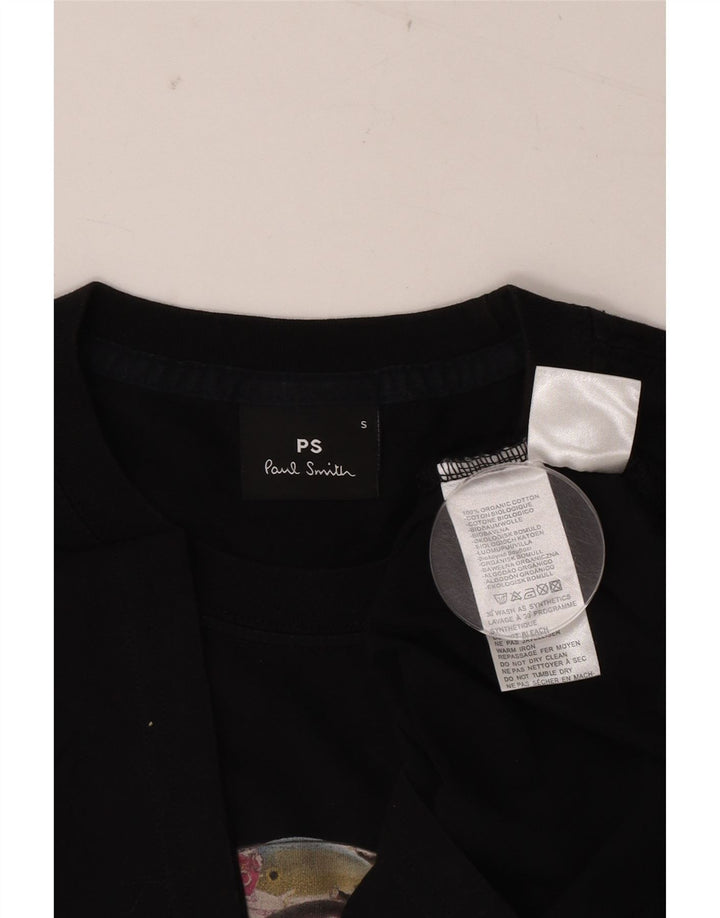 Paul Smith T-shirt graphique pour hommes, petit haut en coton noir