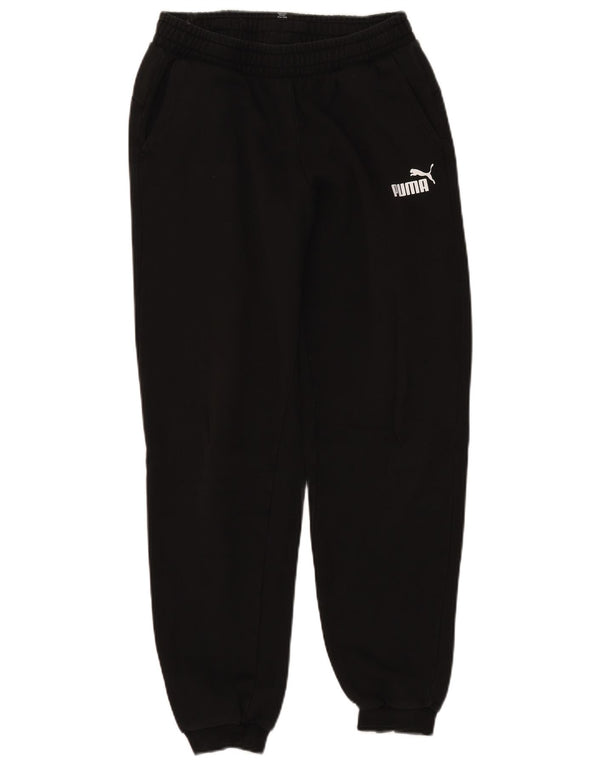 Puma Pantalon de Survêtement Garçon 15-16 ans Noir Coton