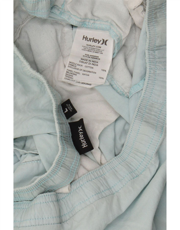 Hurley Short Chino Homme Large W36 Bleu Coton