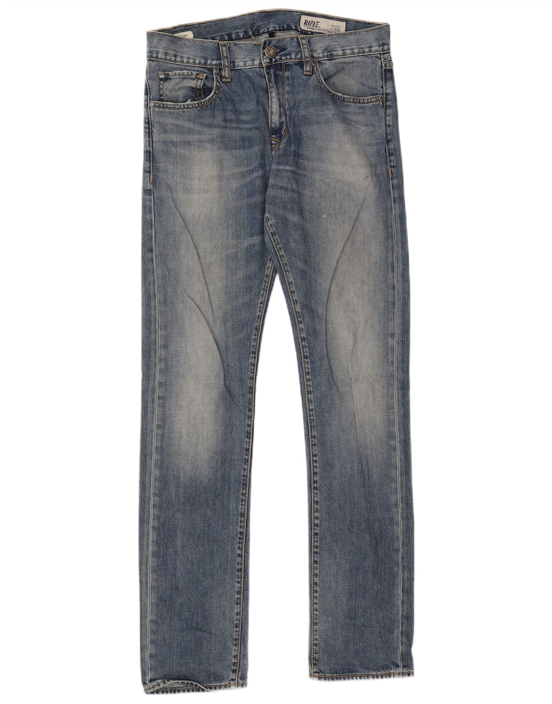 Jean droit homme Rifle W30 L33 bleu coton