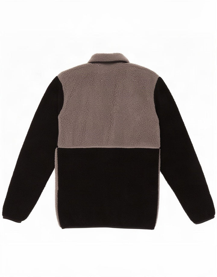 Columbia Pull polaire à col boutonné pour homme XS Gris Colorblock Polyester