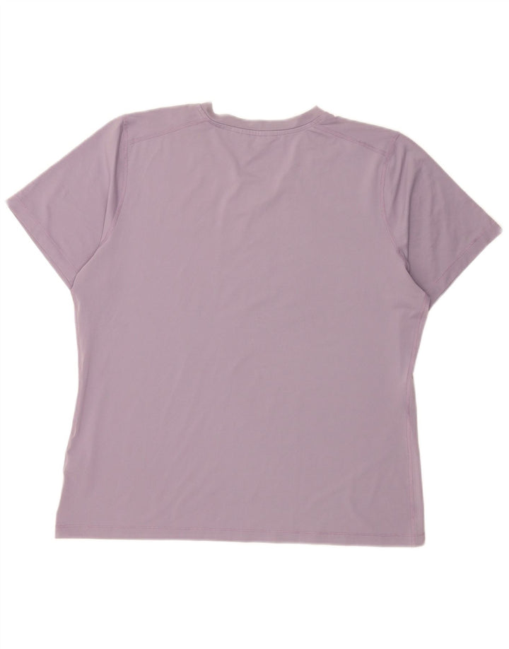 Rohan T-Shirt Femme Top UK 16 Large Violet Polyester