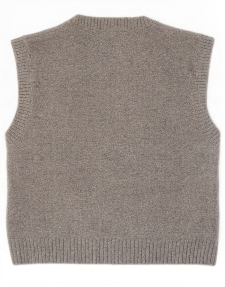 Zara Womens Vest Débardeur UK 10 Petit Gris