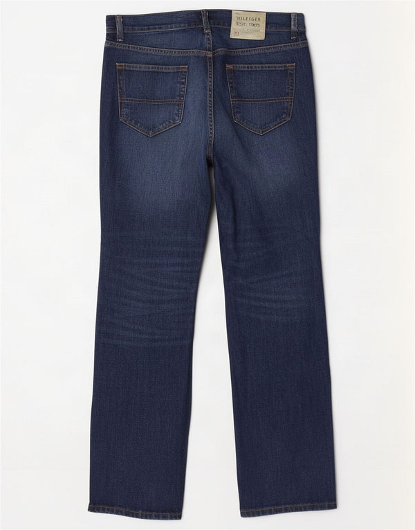 Tommy Hilfiger Jean droit homme W38 L34 bleu marine coton