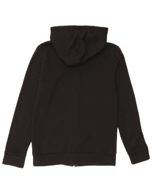 Adidas Pull à capuche zippé pour femme UK 4/6 XS Noir Coton